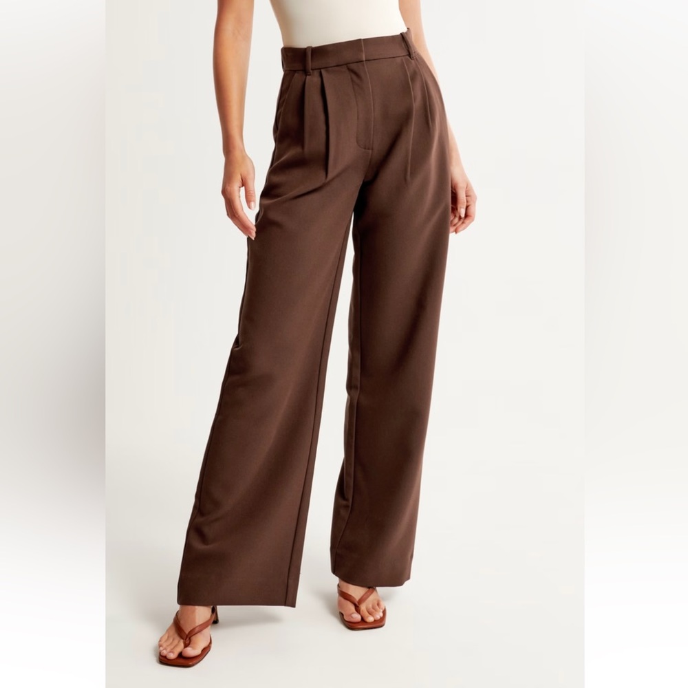 Tailored Wide Leg Pants